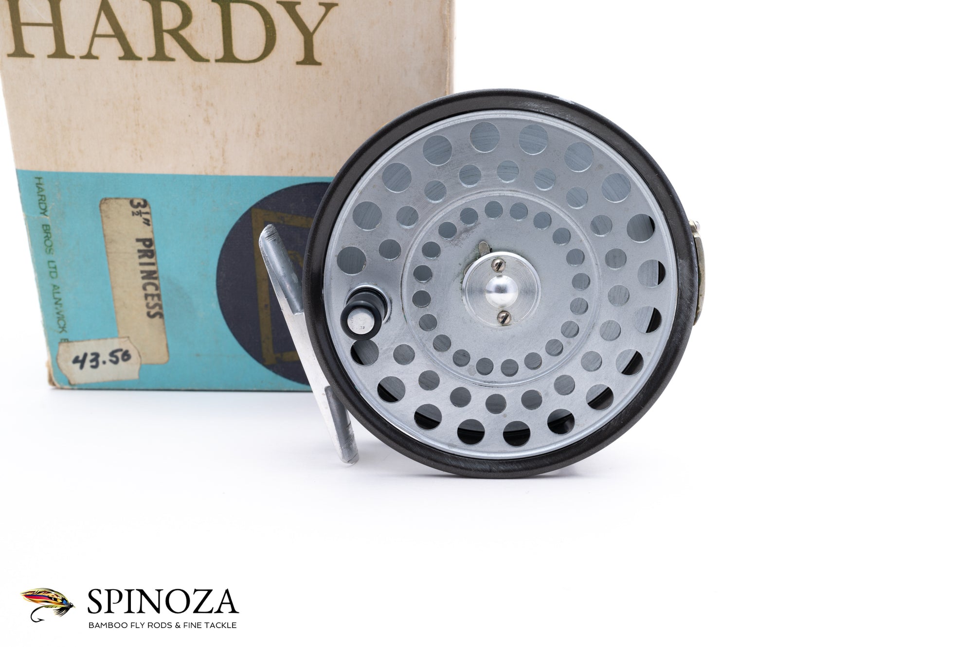 Hardy The Lightweight vintage alloy dry fly reel with Hardy bag & line