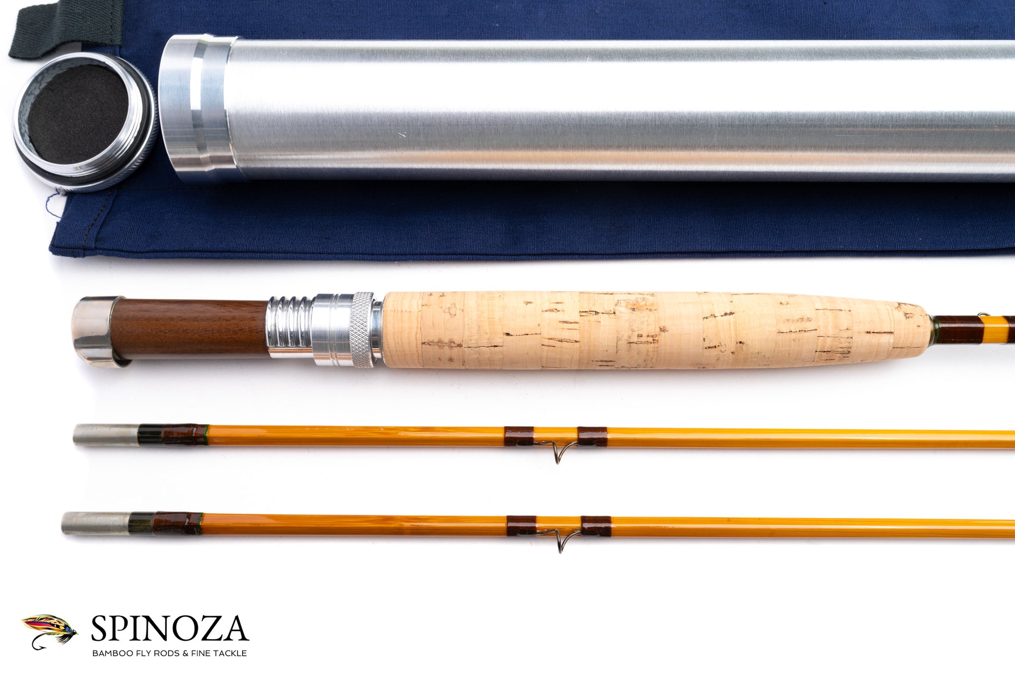 Uslan Bamboo Fly Rod 8' 2/2 #6 (Refinished by Sam Carlson)