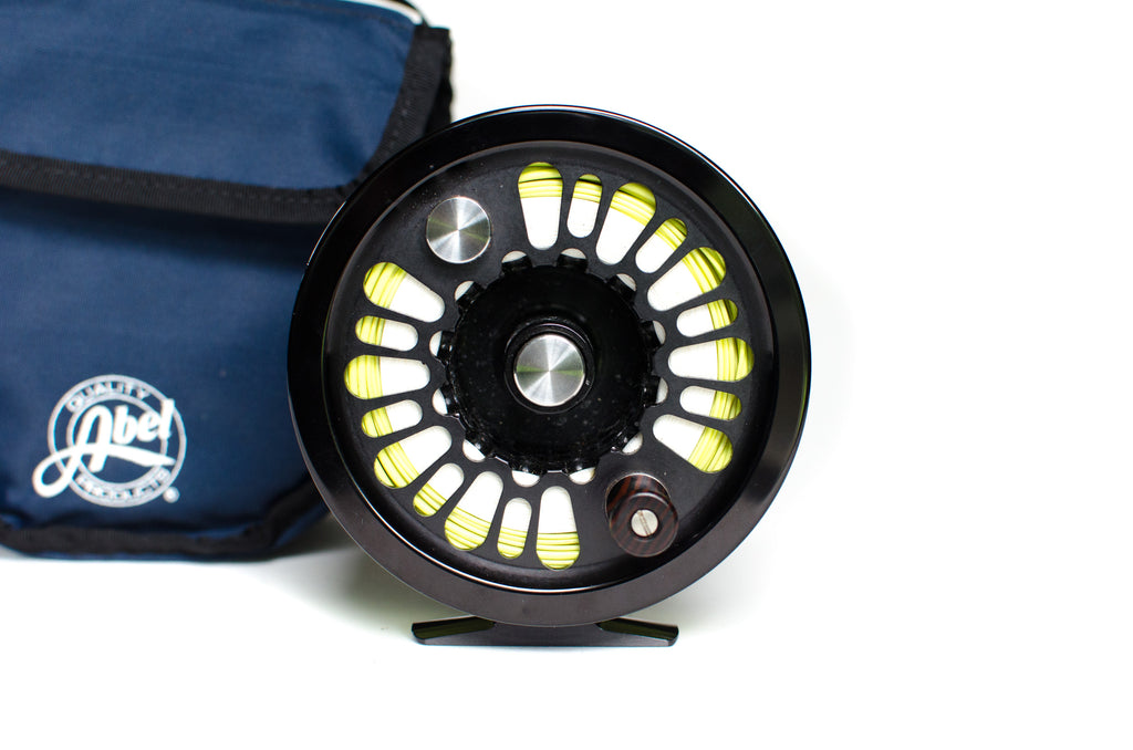 Abel No 3 Salmon Fly Reel 4 With Black Abel Pouch #5285