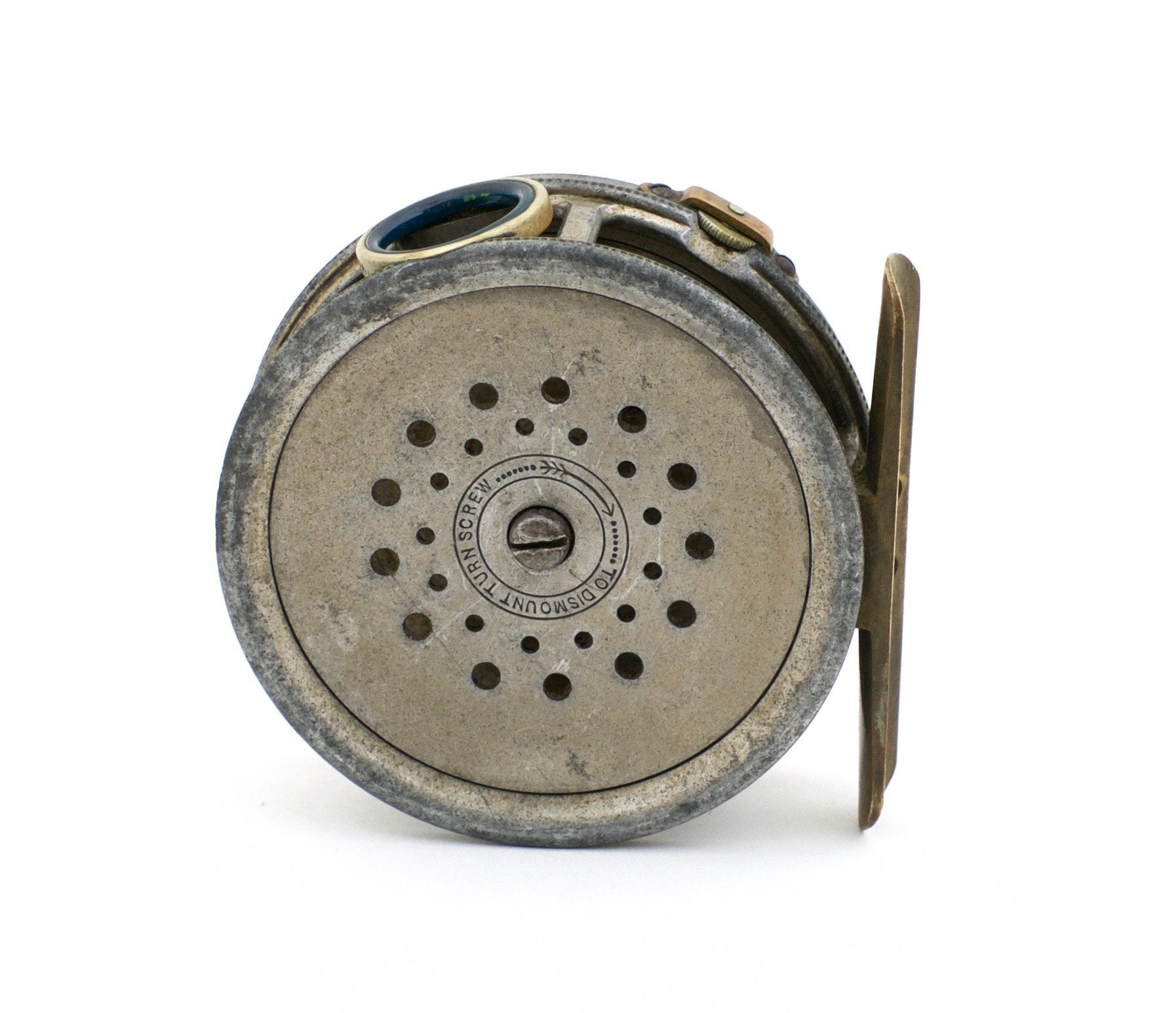 Hardy Perfect 3 1/8 1912 Check Fly Reel (Blue Agate!!) - Spinoza