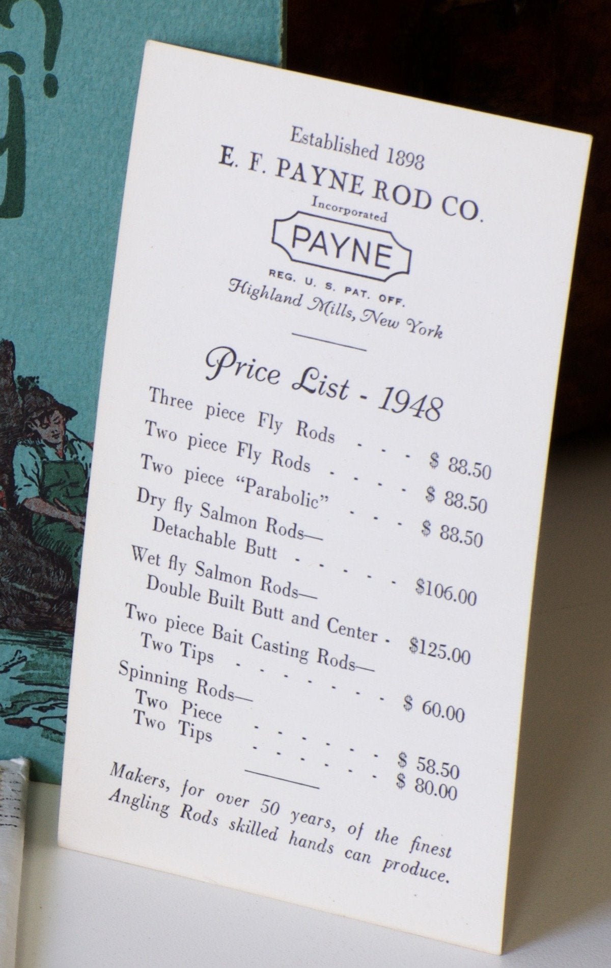 Payne Rod Co. Price List 1948