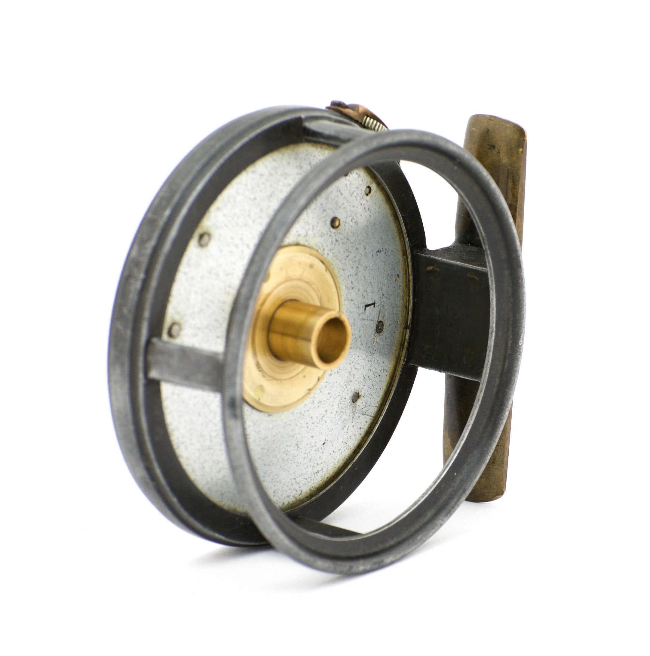 Hardy Contracted Brass Face Perfect 3 1/8 Fly Reel - open ball race! -  Spinoza Rod Company