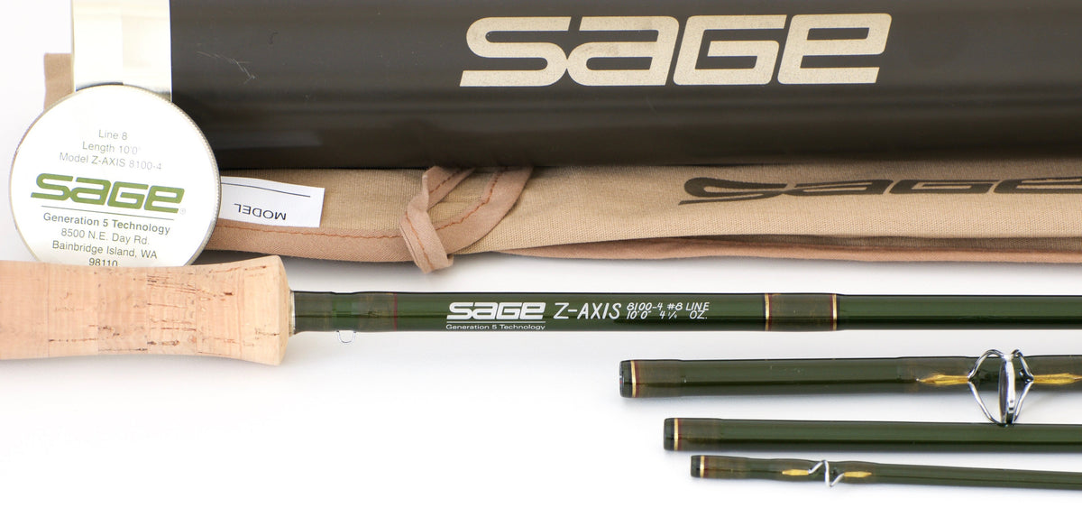 Sage Z-Axis 8100-4 10' 8wt Fly Rod - Spinoza Rod Company