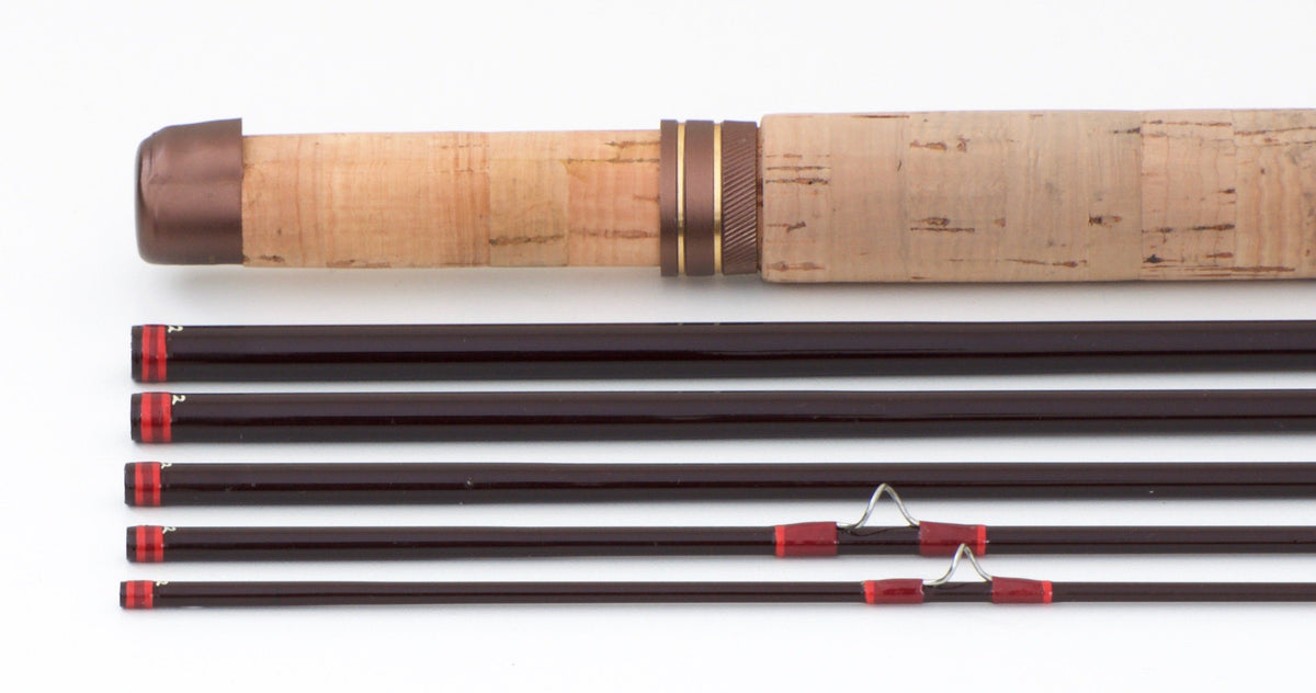 SOLD! – Hardy Smuggler – 6 Pc – Graphite De-Luxe Spinning Rod – 7' – 5/8oz  Lure Rating – C/W Original Cloth Bag & Leather Covered Aluminum Tube –  GREAT SHAPE! –