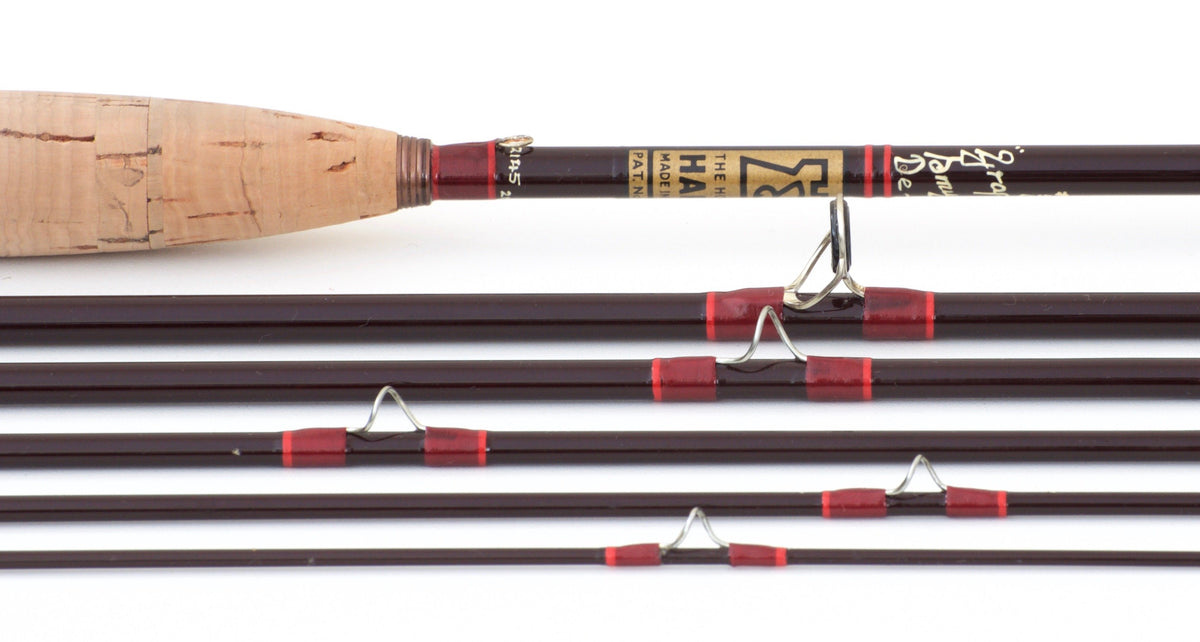 SOLD! – Hardy Smuggler – 6 Pc – Graphite De-Luxe Spinning Rod – 7' – 5/8oz  Lure Rating – C/W Original Cloth Bag & Leather Covered Aluminum Tube –  GREAT SHAPE! –