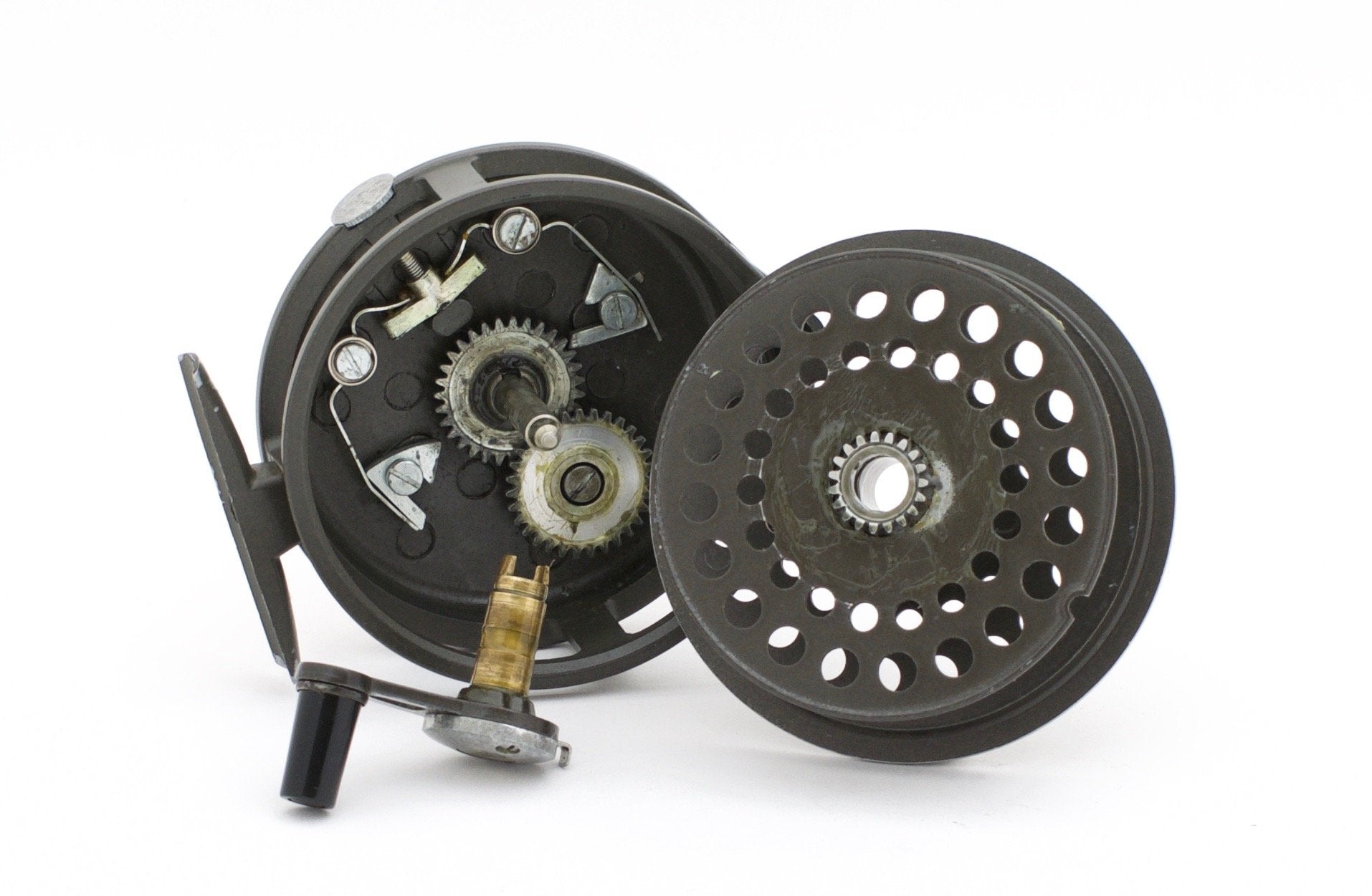 Orvis Magnalite Multiplier Fly Reel w/ Original Case England MUST SEE  CONDITION