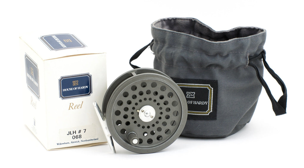 House of Hardy Fly reel 'JLH ULTRALITE' #7 with pouch bag.
