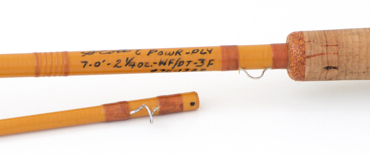 Early Scott Fiberglass PowR-Ply Fly Fishing Rod. 9' 10wt.
