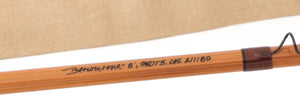 Walt Carpenter Browntone 8' 2/2 5wt Bamboo Rod 