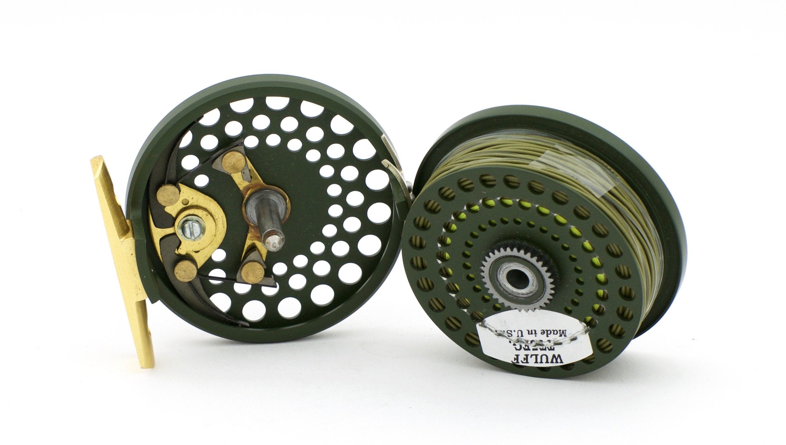 Orvis CFO III fly fishing reel made in England with spare spool