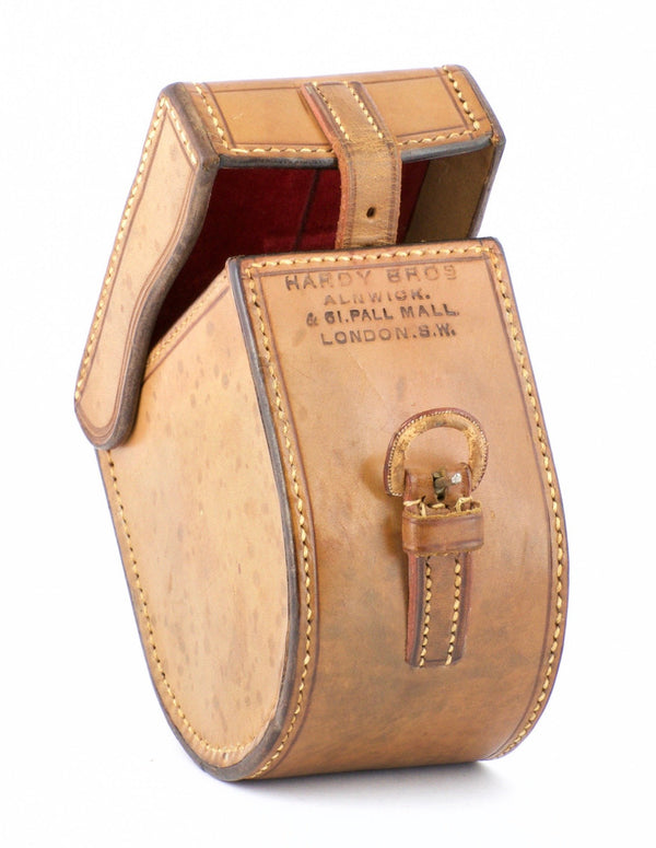 Hardy block leather reel case for contracted Perfect's up to 3 5/8