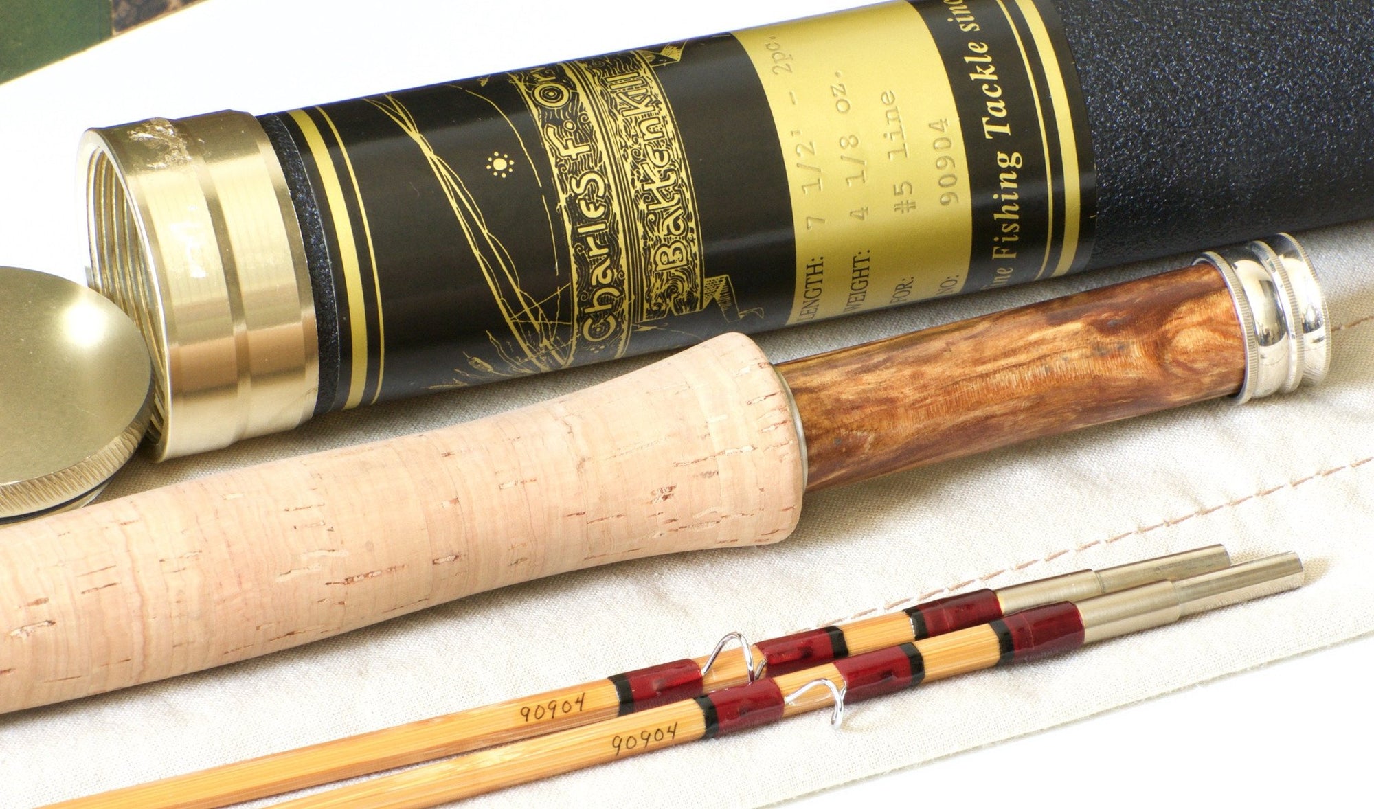 sold ORVIS “SHOOTING STAR” 9’6” BAMBOO FLY ROD