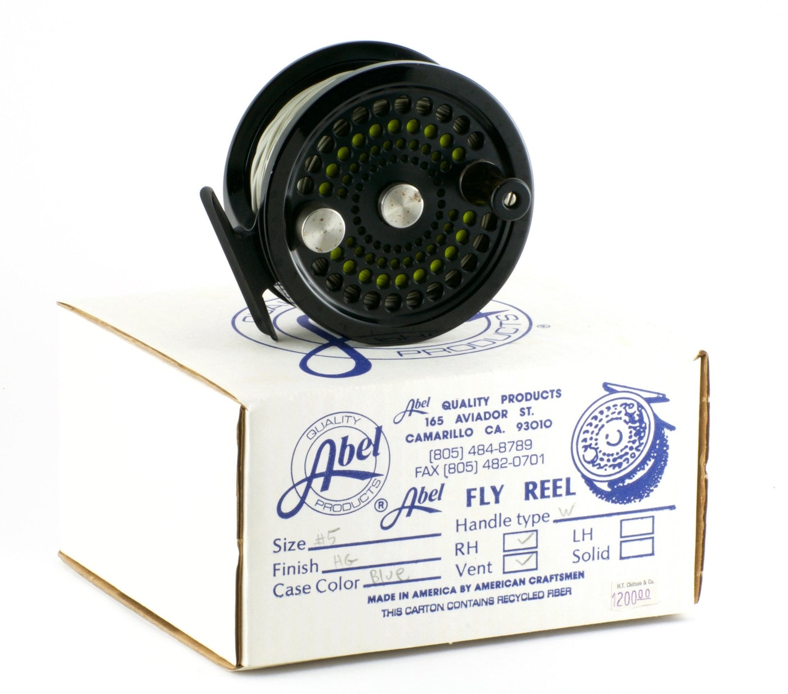 Abel Super 11 Atlantic Salmon Fly Reel With Pouch And Box # S495