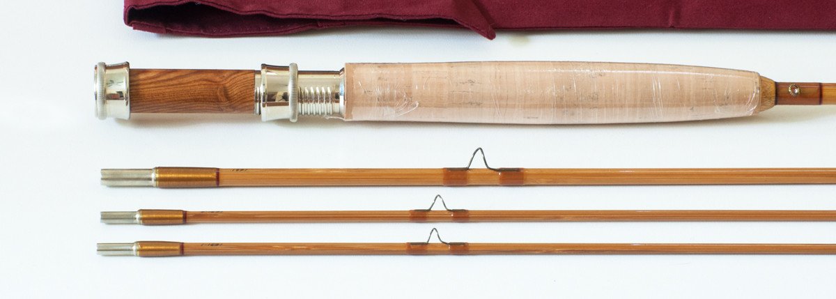 VINTAGE J C HIGGINS 3001 BAMBOO FLY ROD 9', 3 PIECE WITH XTRA TIP