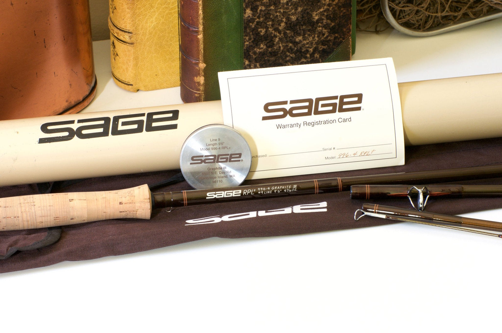SAGE GRAPHITE III RPL+ 9'6″ #6 TROUT FLY ROD – Vintage Fishing Tackle
