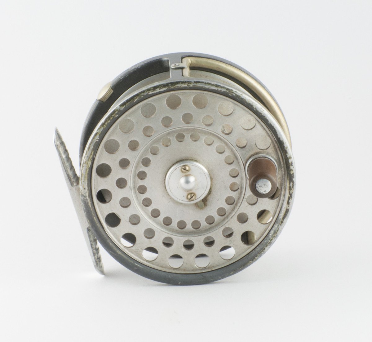 Hardy Zenith vintage alloy wide drum 3-5/8 fly reel LHW RHW with spare spool  + lines