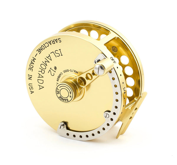 Buy Okuma Tuscani Fly Reel (Gold with Gold, 105/12) Online at Low