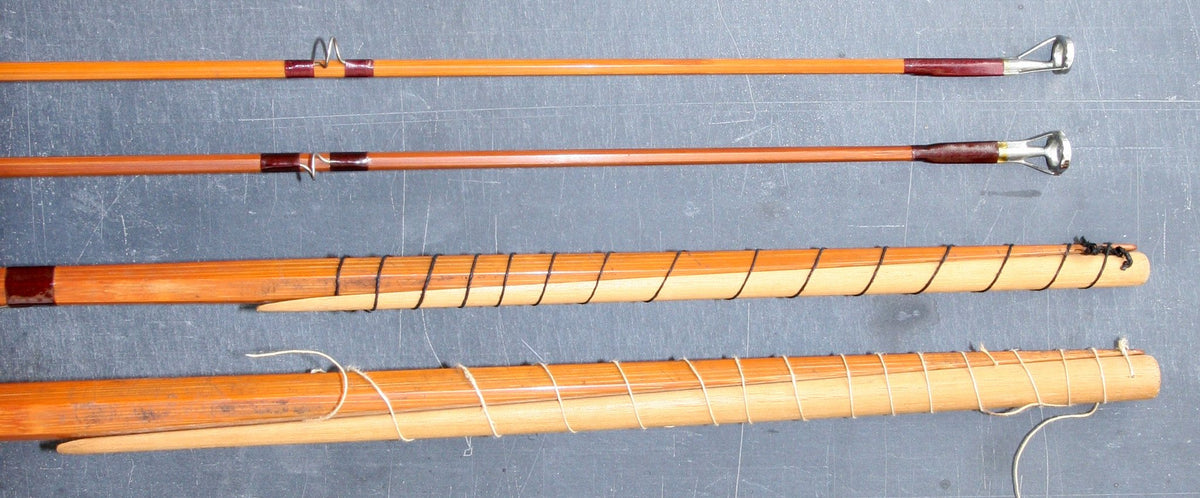 Sharpe, JS -- Scottie Impregnated Spliced Bamboo Rod 14' 3/2 10wt - Spinoza  Rod Company