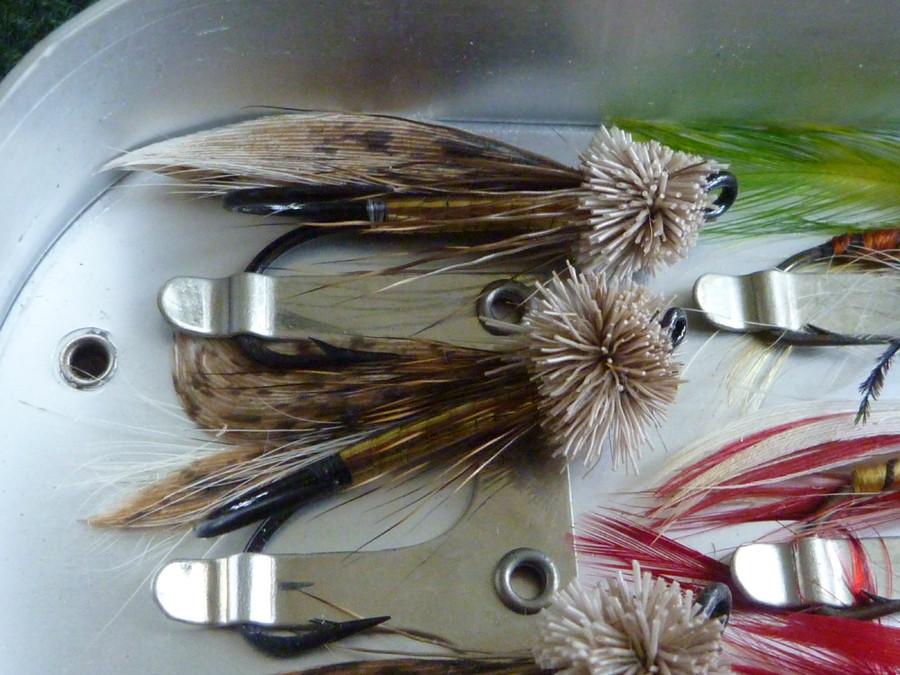 Wheatley Fly Box (large) - with Salmon Flies - Spinoza Rod Company