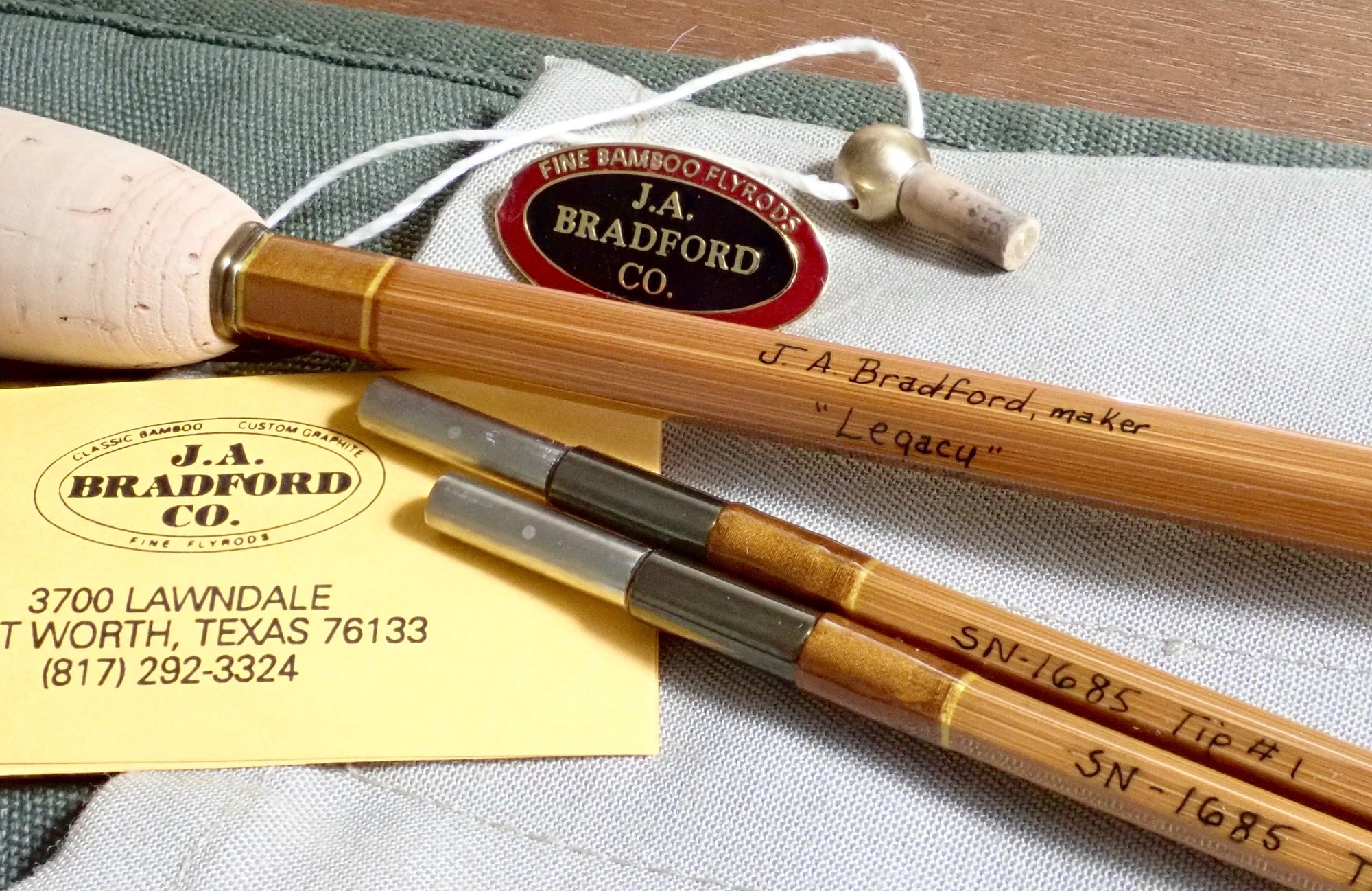 Bradford, J.A. (John) -- 8' 5wt Legacy Bamboo Rod