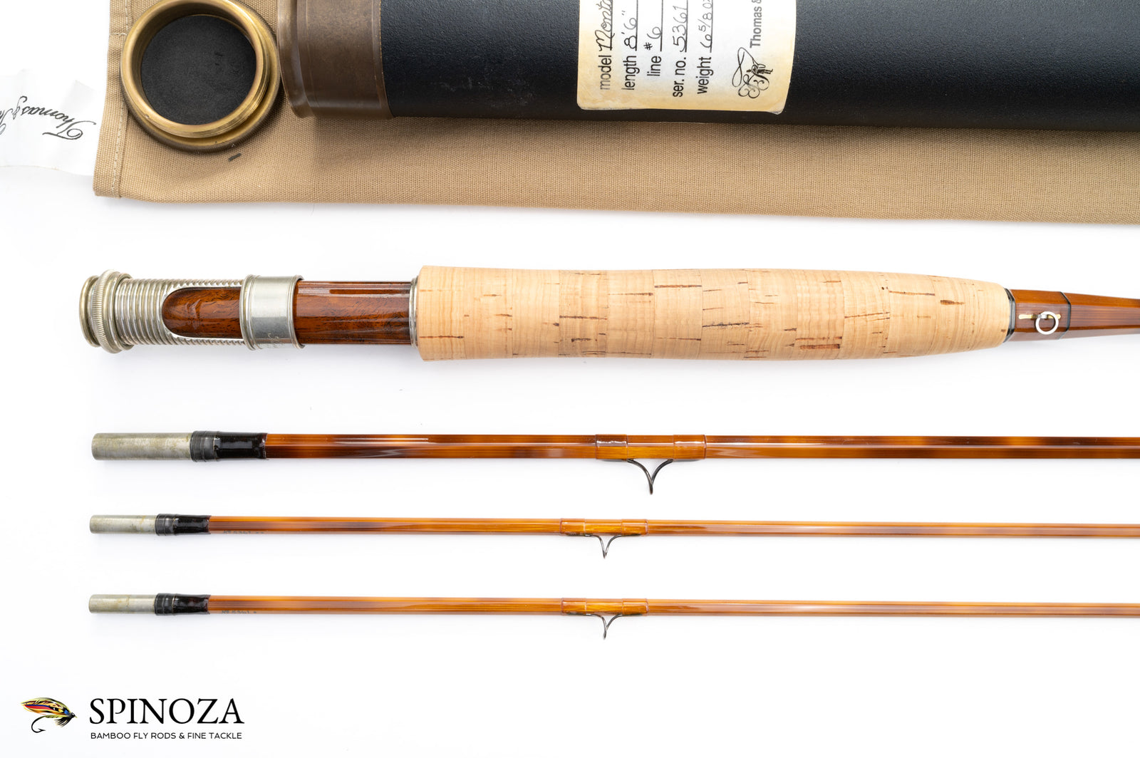 Lew LC Parks Bamboo Fly Rod 7'6 2/2 #5 - Spinoza Rod Company